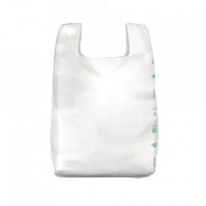 Pungi Biodegradabile 7-8 kg c,250 buc( 50 pungi/ set x 5 set ) – alb mat