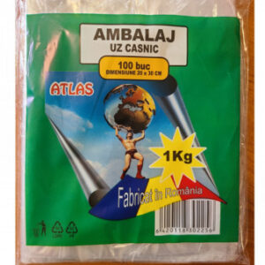 Pungi uz casnic ,1kg ,500 buc/ 20x30cm – 100 buc x 5 seturi